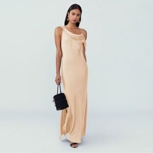Fame and Partners Francois drape gown